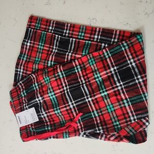 Women's Sonoma Goods for Life L large Plaid 100% Cotton Pajama Pants - NEW